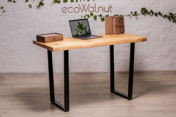 Сосновый столик EcoWalnut с живыми краями L