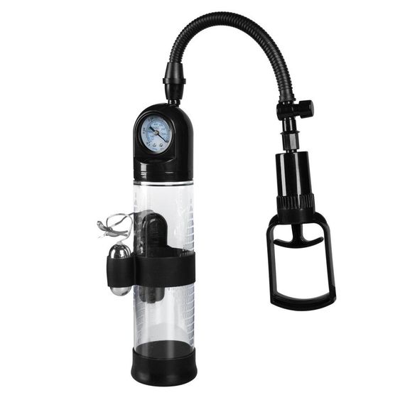 Вакуумна помпа з вібрацією Boss Series: Powerpump MASTER Vibrating - Black&Clear, BS6000034 sexstyle | Зображення 7