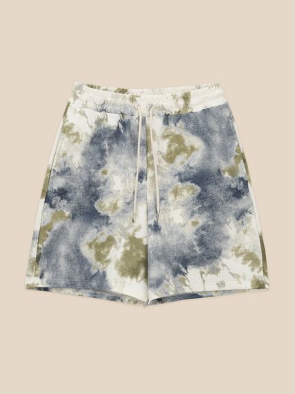 Шорти трикотажні однотонні жіночі LAWA K-WTC02389 S Хакі-синій shop (2000999636790)