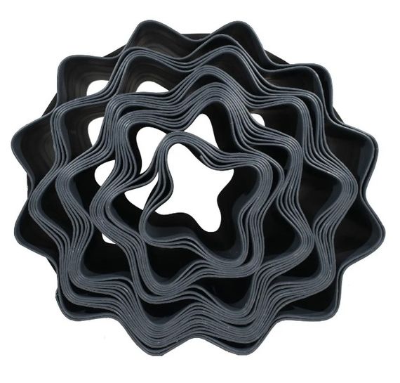 Бордюрна стрічка VARTCO 9 м х 20 см сірий БОРЛ0008 | Зображення 1