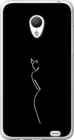Чехол на Meizu MX3 Силуэт1 "4590u-310-17620"