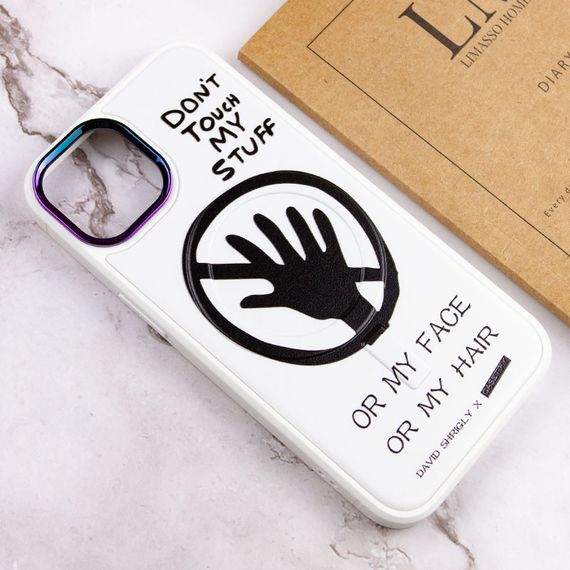 TPU+PC чохол Funny pictures with MagSafe для Apple iPhone 12 Pro / 12 (6.1") Don't touch | Зображення 3