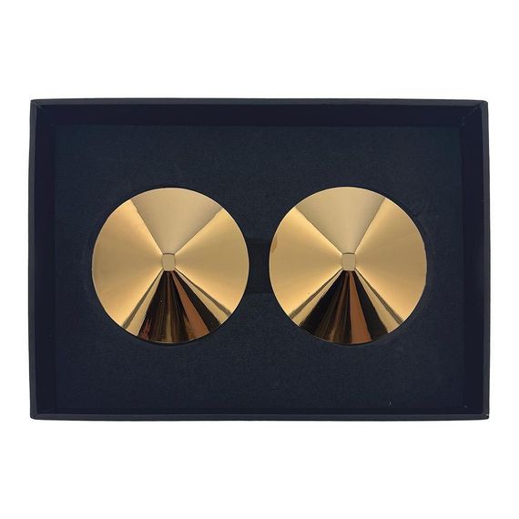 Пэстисы на соски Guilty Pleasure Tempting Touch Covers, золотые Sex Aura | Зображення 6