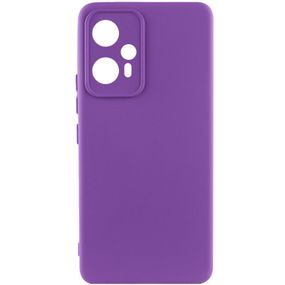 Чехол Silicone Cover Lakshmi Full Camera (A) для Xiaomi Redmi Note 12T Pro Full camera, Фіолетовий / Purple