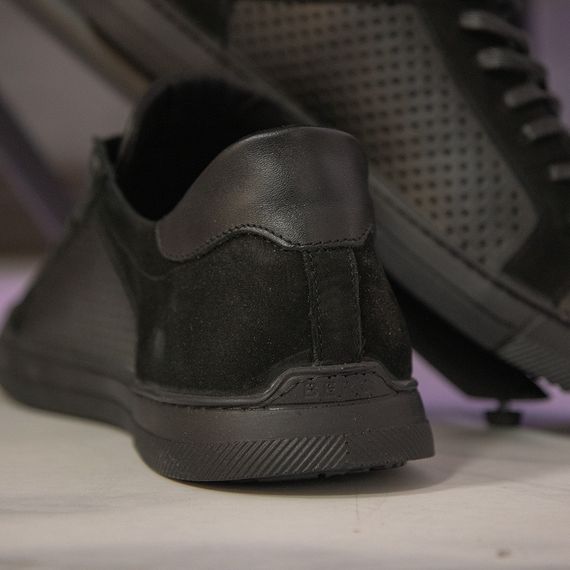 Чорні чоловічі кеди великий розмір 46 47 48 49 | Зображення 3