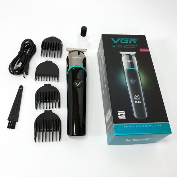 Беспроводной триммер для стрижки и бритья, Профессиональная машинка для стрижки волос и бороды QW-36 | Зображення 4