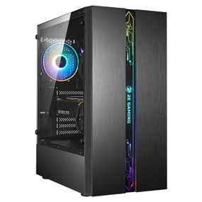 Корпус 2E GAMING RUNA (G2107) MidT, 2xUSB2.0,1xUSB3.0,1x120мм ARGB+лента , стекло (бок.пан.),без БП,черн. (2E-G2107)