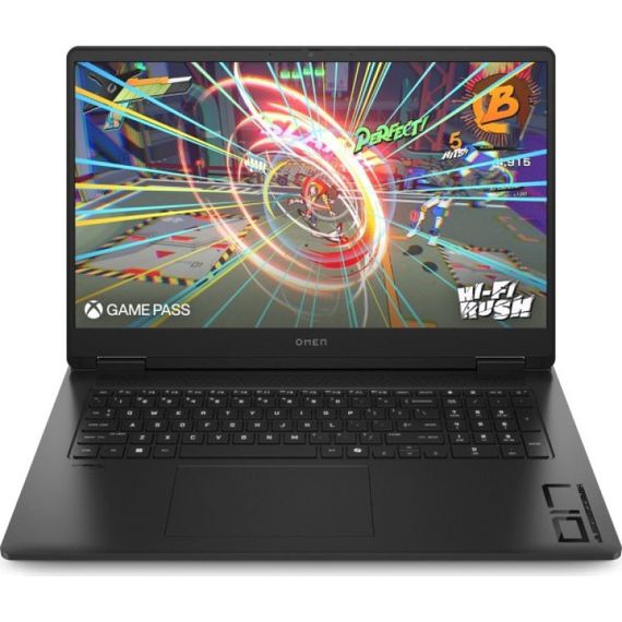 Игровой ноутбук HP Omen 17-db0047nr / 17.3" (2560x1440) IPS / AMD Ryzen 7 8845HS (8 (16) ядер по 3.8 - 5.1 GHz) / 16 GB DDR5 / 1000 GB SSD / nVidia GeForce RTX 4070, 8 GB GDDR6, 128-bit / WebCam / Win 11 б/у | Зображення 1