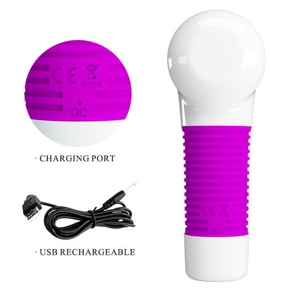 Вибромассажер PRETTY LOVE MAGIC GUN 7 vibration functions 5 levels of speed control sexstyle | Зображення 2