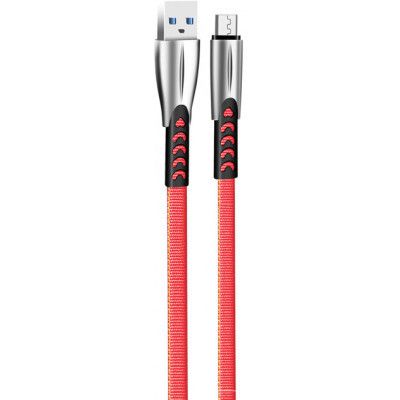 Дата кабель USB 2.0 AM to Micro 5P 1.0m zinc alloy red ColorWay (CW-CBUM011-RD) | Зображення 1