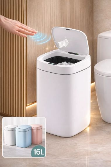 Ведро для мусора со смарт-датчиком приближение Smart trash can 16 л