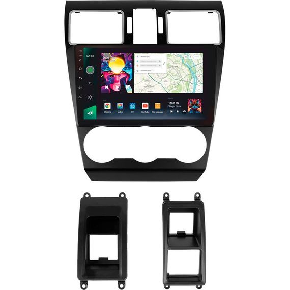 Штатна магнітола Sigma PRO 98128 2K 8+128 Gb Subaru Forester SJ 2015-2018 9"