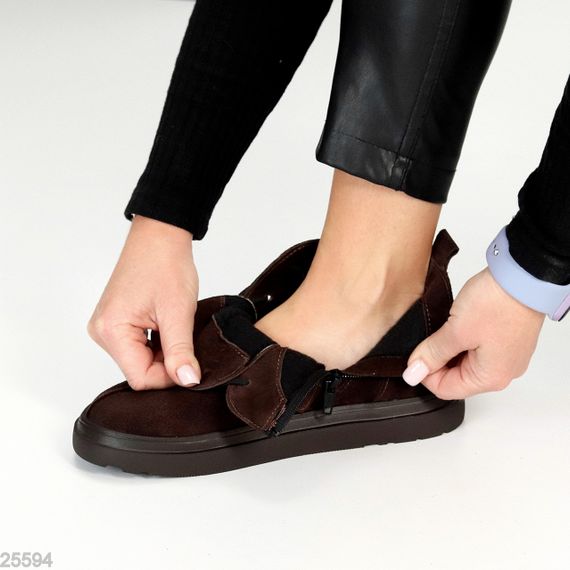 Дизайнерські черевики дезерти натуральна замша колір Шоколад | Зображення 8