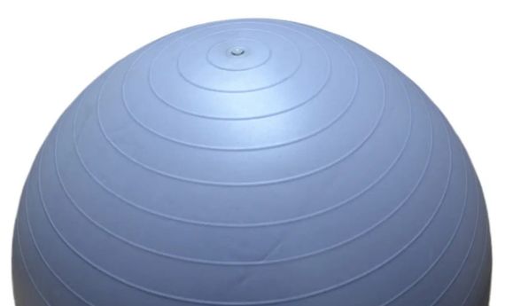 М'яч для фітнесу (фітбол) напівмасажний PowerPlay 4003 Ø75 cm Gymball Sky Blue + помпа (PP_4003_75_Sky_Blue) | Зображення 3