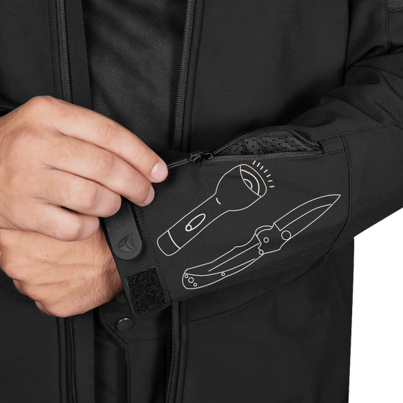 Куртка Phantom SoftShell Чорна (7287), S | Зображення 6