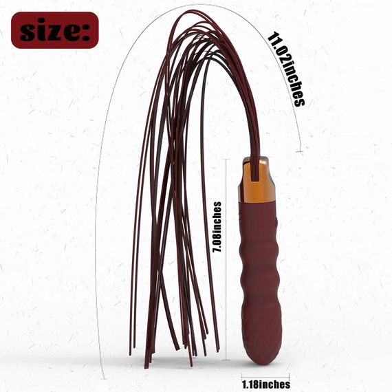 Вібратор-флогер- Virbating Flogger | Зображення 8