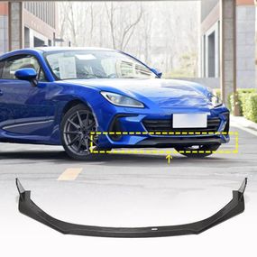 Накладка на передній бампер Lip V1 (2021-2023, Карбон) для Subaru BRZ 2021- рр