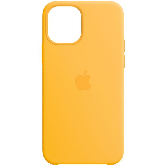 Чехол Silicone Case (AA) для Apple iPhone 12 Pro Max (6.7") Желтый / Sunflower
