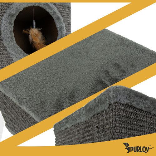 Когтеточка, домик, лежак на ножках для кошек Purlov 26215 | Зображення 6