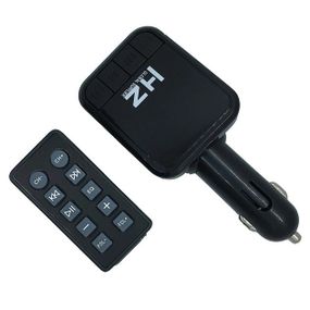 Автомобільний FM трансмітер Bluetooth HZ H6-12-24V модулятор із microSD, USB, Hands Free + Пульт