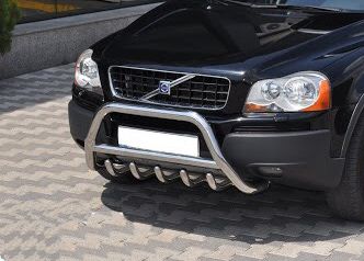 Кенгурятник WT003 (нерж.) для Volvo XC90 2002-2016 гг | Зображення 1
