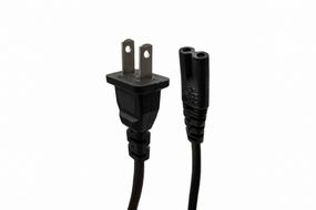 Кабель питания PROLUM™ под USA розетку (2 контакти), 1М