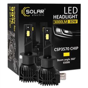 8401S2 SOLAR Лампа LED H1 12/24V 30W 3000Lm 6500K, CSP3570 2шт.