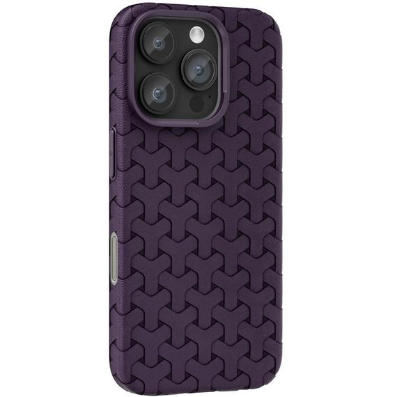 Чохол TPU Weaving для Apple iPhone 16 Pro (6.3") Purple