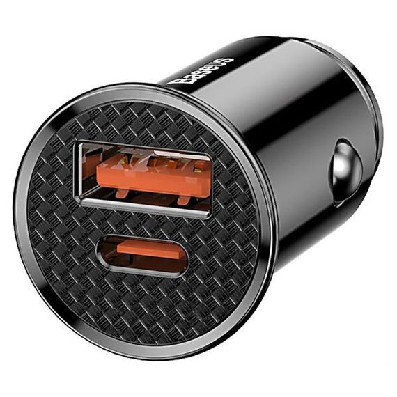 АЗП Baseus Circular Plastic 30W (1USB-A/1C) (CCALL-YS) black | Зображення 2