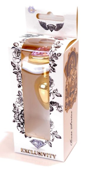 Анальний затор Boss Series - Jewellery Gold Heart PLUG Rose S, BS6400036 sexstyle | Зображення 6