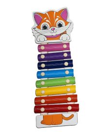 Детская игрушка Ксилофон MD0712 деревянный Котик