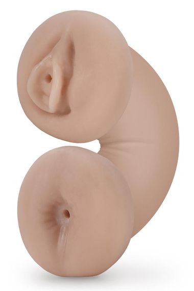 Мастурбатор вагіна та анус Blush Enlust Tasha ілюмістентні, бежевий Sex Aura