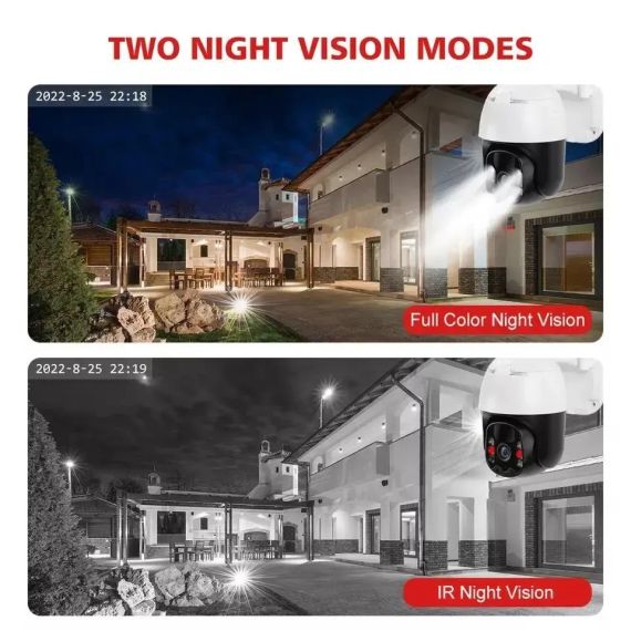 Поворотна погодозахисна сонячна камера безпеки 4G solar cam 1080P | Зображення 3