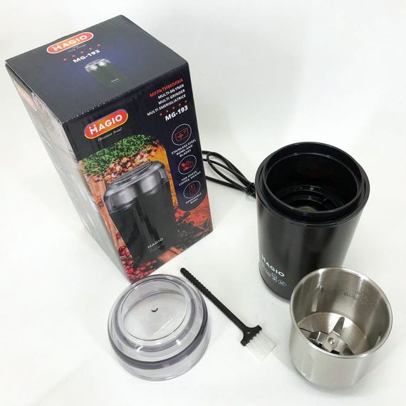 Універсальна електро кавомолка MAGIO MG-193, Роторна кавомолка ножова з напругою 220V VO-65 | Зображення 8