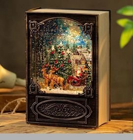 Новий музичний нічник книга XMAS WDL-24023A 19,1 см (47697-10090_818)
