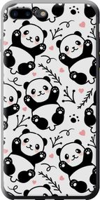 Чехол на iPhone 8 Plus Панды "4318u-1032-17620"