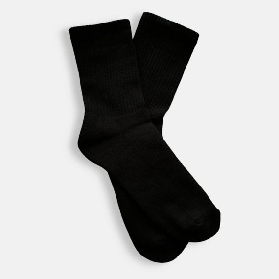Чоловічі махрові шкарпетки на зиму TwinSocks 41-42 (27), 43-45 (29) Чорні, білі Чорний, 27 / L / 41-43