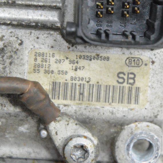 Блок керування двигуном 1.2 16V Opel Agila A Corsa C 2000-2007 Комп'ютер мотора Опель Агіла 0261207964 | Зображення 1