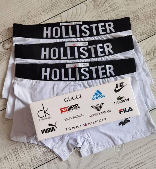 Чоловічі труси боксери Holister, модні чоловічі труси Холістер — поштучно L