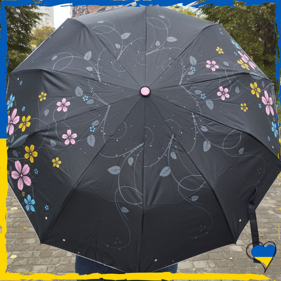 Парасолька жіноча. Антивітер. Парасолька напівавтомат | Зображення 2