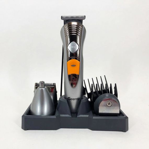 Машинка для підстригання Pro Gemei GM-580, Практична машинка для стрижки волосся Тример скронь IW-64 | Зображення 6