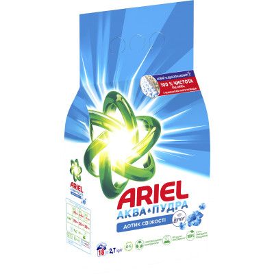 Стиральный порошок Ariel Аква-Пудра Touch of Lenor 2.7 кг (8006540536766) | Зображення 7