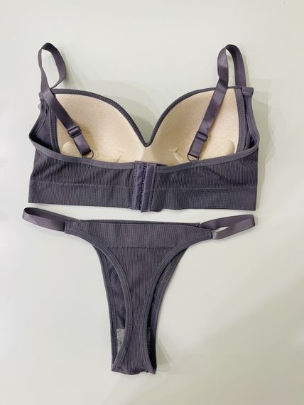 Комплект бюстгальтер і трусики Beisdanna 1306 Бузковий One Size | Зображення 3
