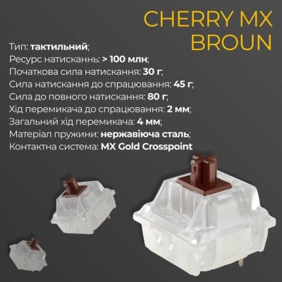 Клавиатура Ducky One 3 Mini Cherry MX Brown RGB UA USB White (DKON2161ST-BUAPXPWWWSC1) | Зображення 1