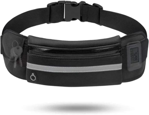 Поясная сумка для телефона водоотталкивающая спортивная Belt-Case черная | Зображення 3