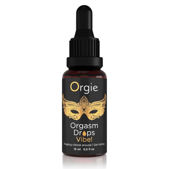 Кліторальні краплі з вібрацією ORGASM DROPS VIBE!,15 мл ORGIE (Бразилія-Португалія) | Зображення 1
