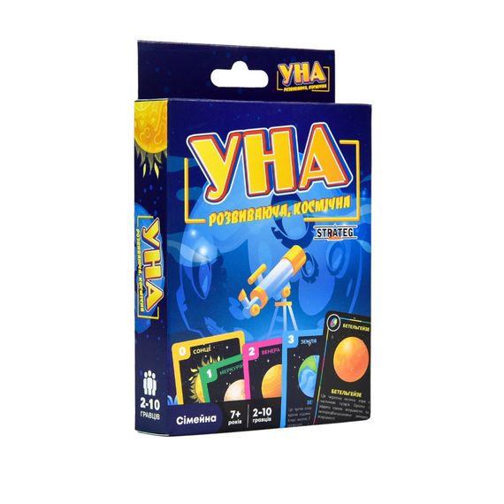 Карткова гра УНА космічна 30448 гральні картки 108 штук