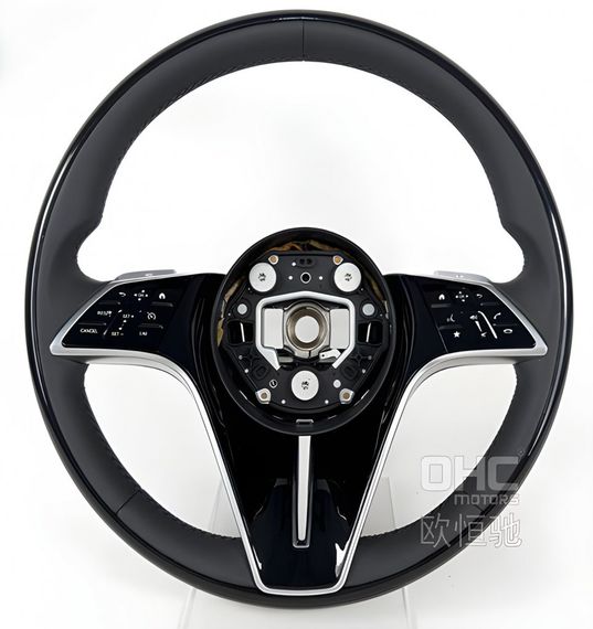 Руль Maybach-Style (черный -2025 черные кнопки, 3pin) для Mercedes E-сlass W213 2016-2023 гг