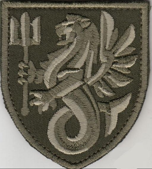 Шеврон 37 окрема бригада морської піхоти (зелений)