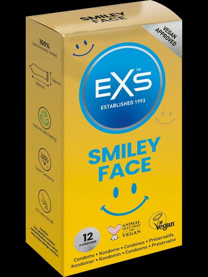 Презервативи класичні із Смайликом Exs Smiley FACE 12 штук | Зображення 3